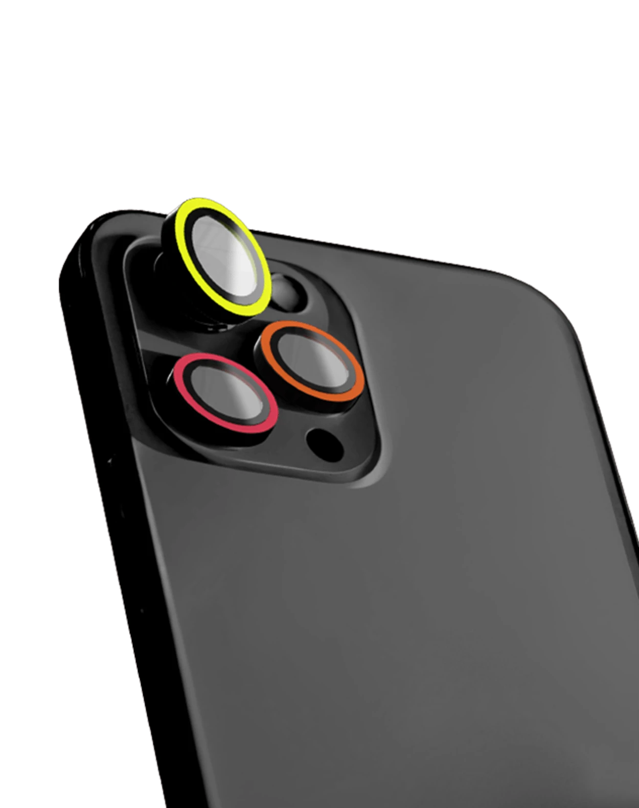 iphone 16 pro/pro max lens pink-orange-lemon